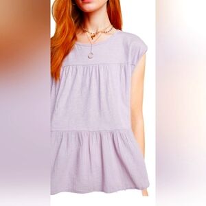 Anthropologie Velvet by Graham Spencer Kirby Babydoll Top S